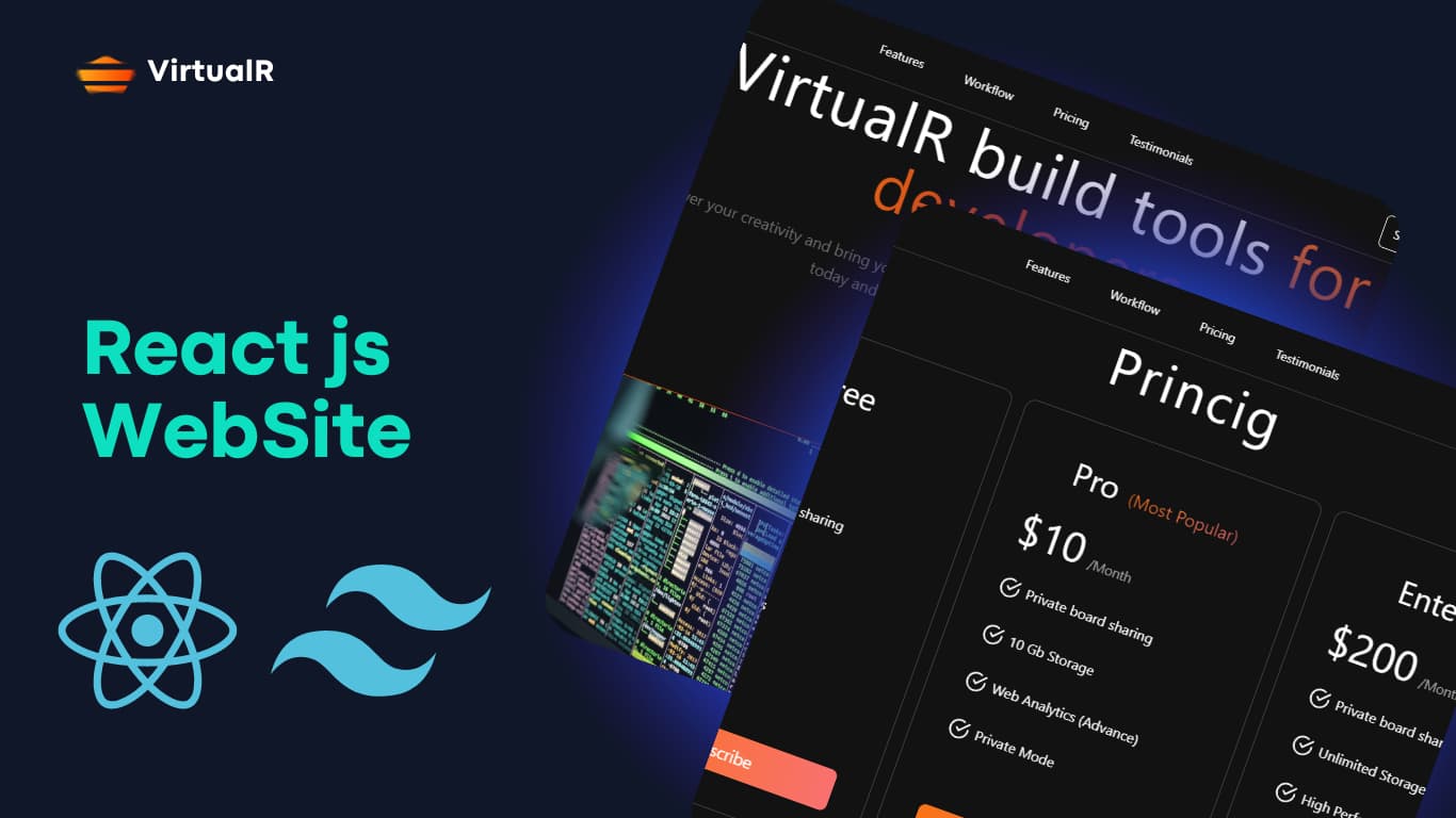 VirtualR Landing Page